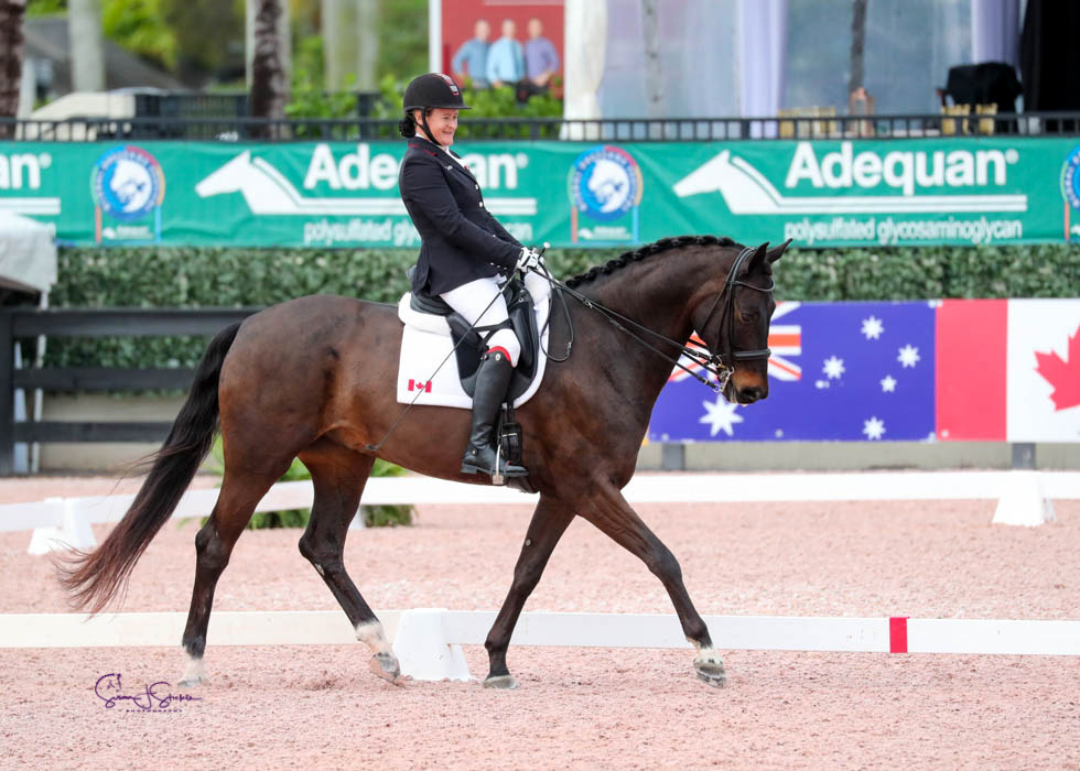 Canadians Bring the Heat to Adequan Global Dressage Festival 3